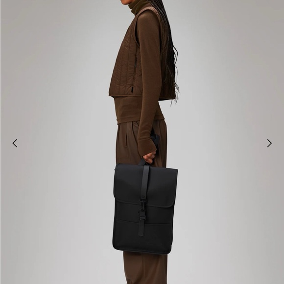 Rains Backpack Mini. Cute commuter backpack, water resistant. Used condition. - Picture 2 of 10